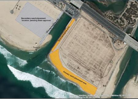 Talbert Channel Ocean Outlet   Flood Control Maintenance/Removal of Excess Sand