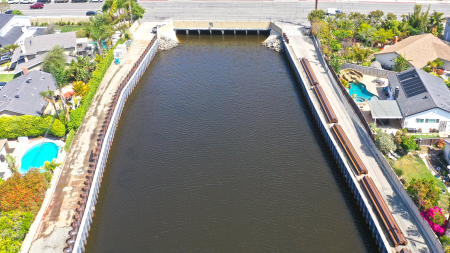 Huntington Beach Channel and Talbert Channel Repair Project in Progress Spring 2022