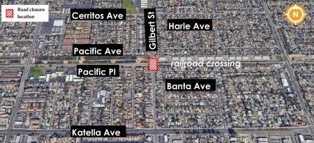 Map of Gilbert Full Closure